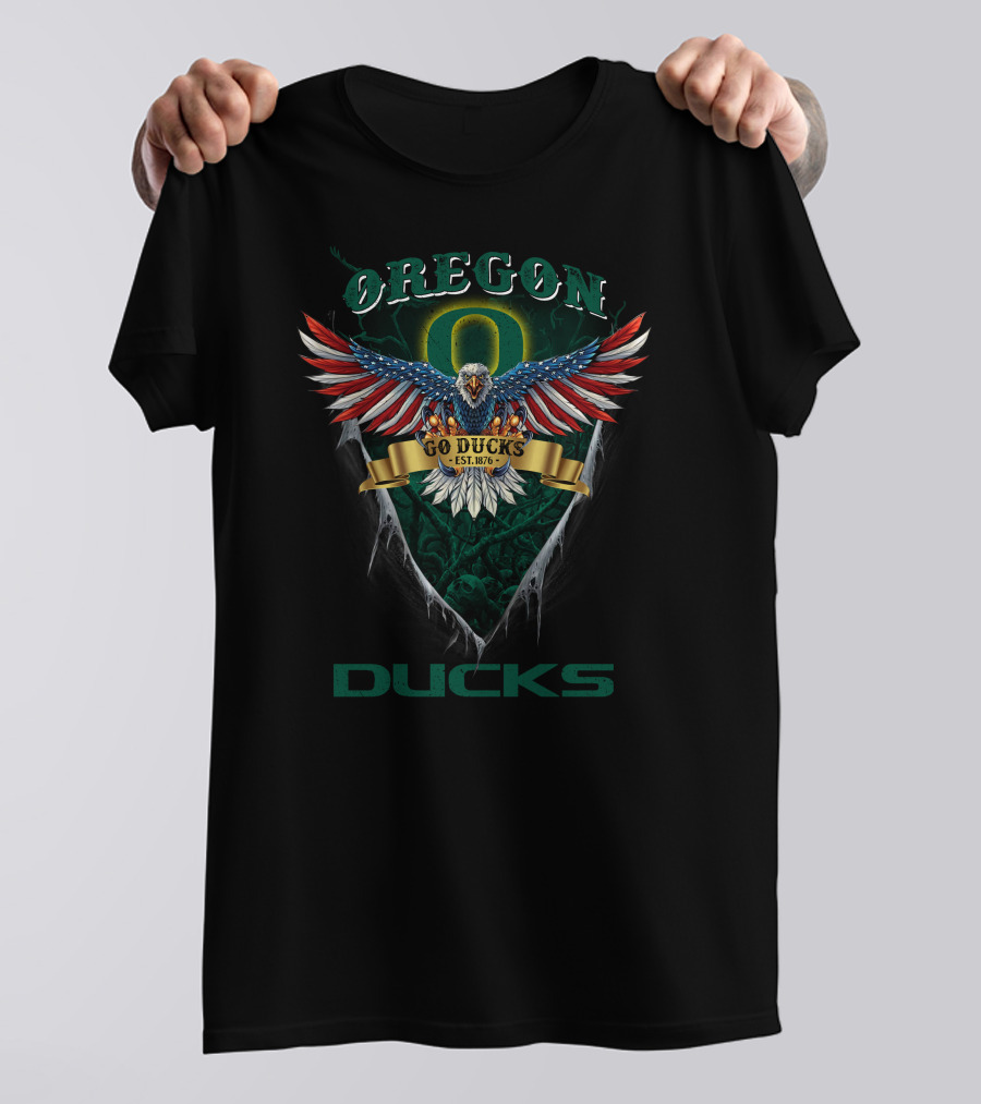 Oregon Ducks Go Ducks Eagle Est. 1876 T-Shirt