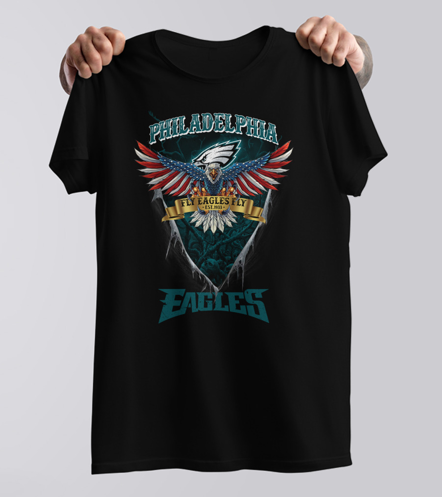 Philadelphia Eagles Fly Eagles Fly Us Eagle Est. 1933 T-Shirt