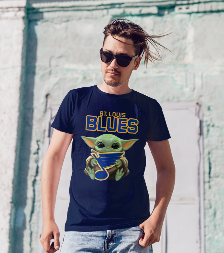 Star Wars Baby Yoda St. Louis Blues T-Shirt