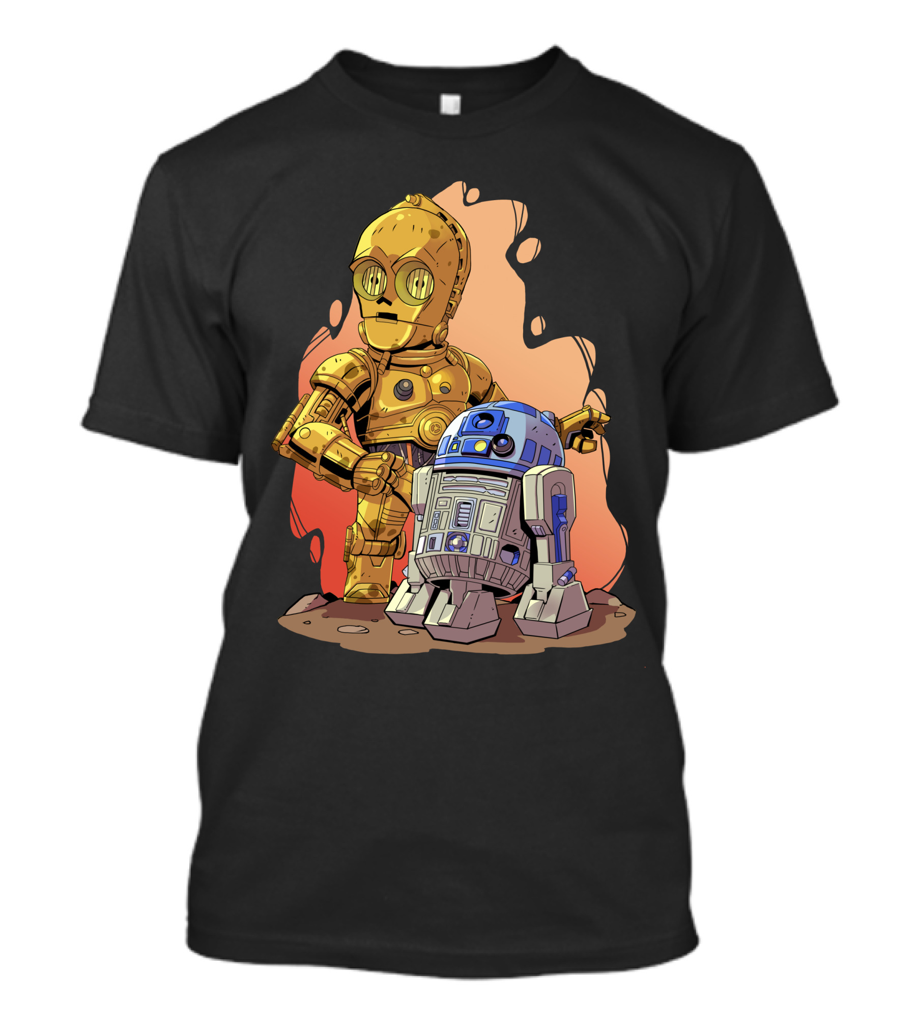 Chibi Star Wars C3PO R2-D2 Duo T-Shirt