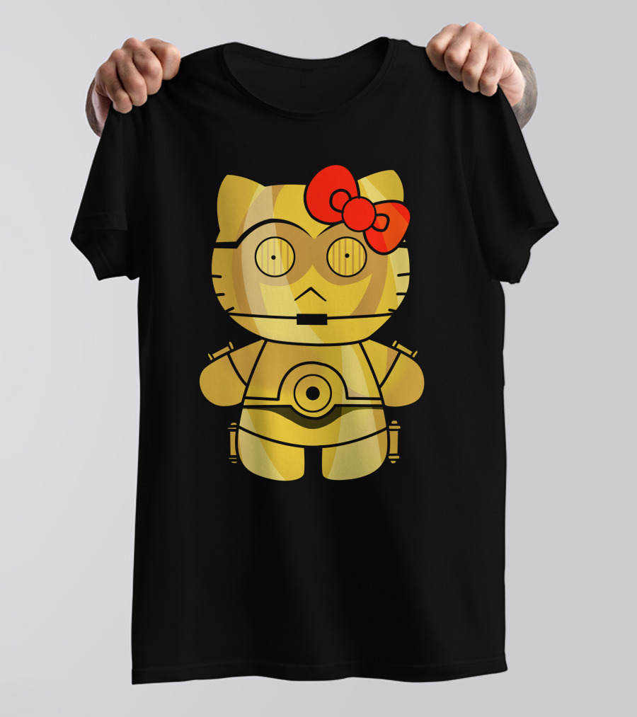 Hello Kitty C3PO Mashup Star Wars T-Shirt