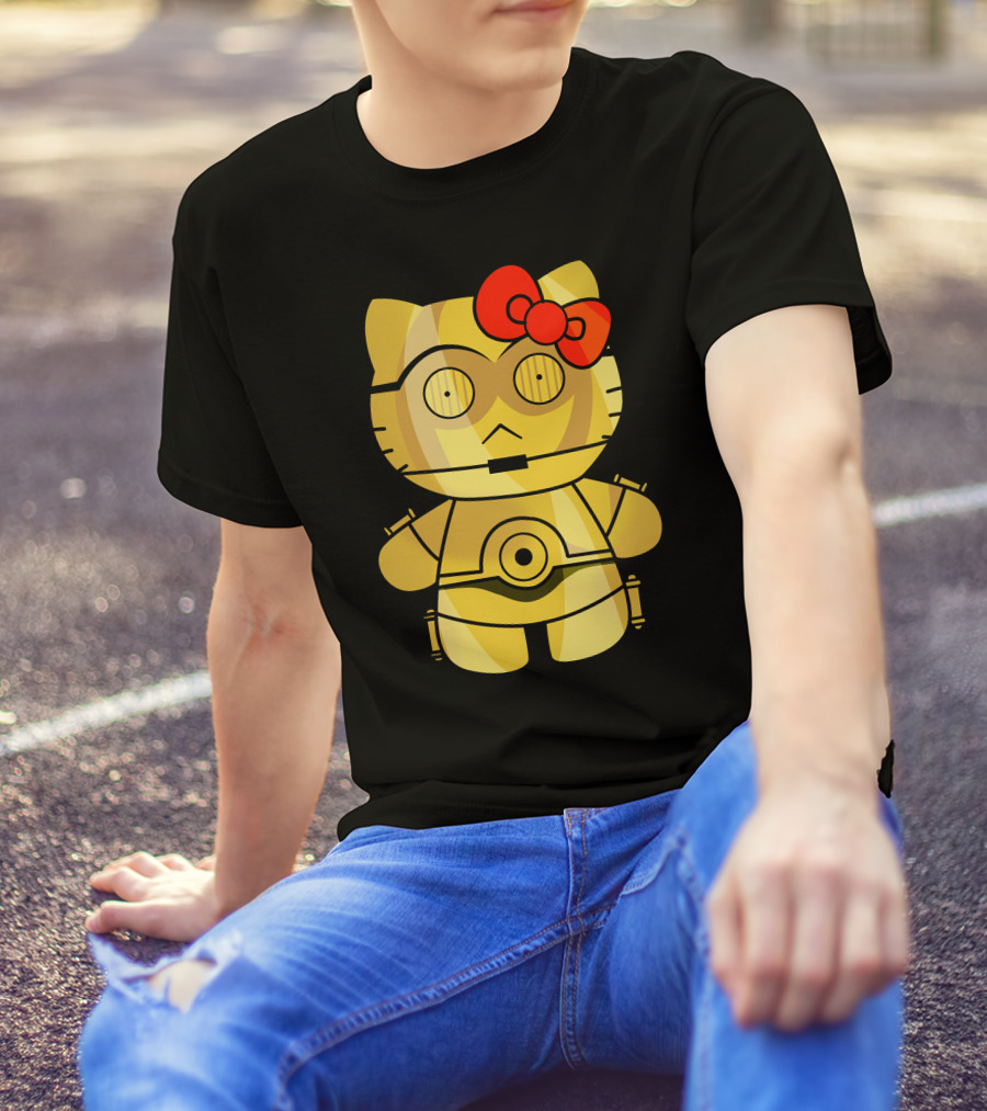 Hello Kitty C3PO Mashup Star Wars T-Shirt
