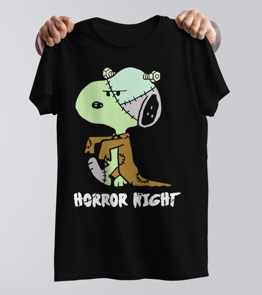 Horror Night Frankenstein Snoopy T-Shirt