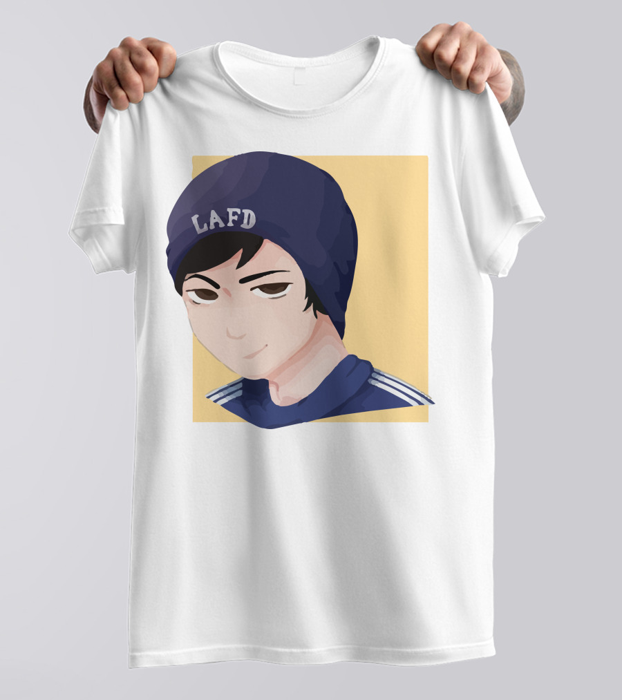 Quackity LAFD Beanie T-Shirt