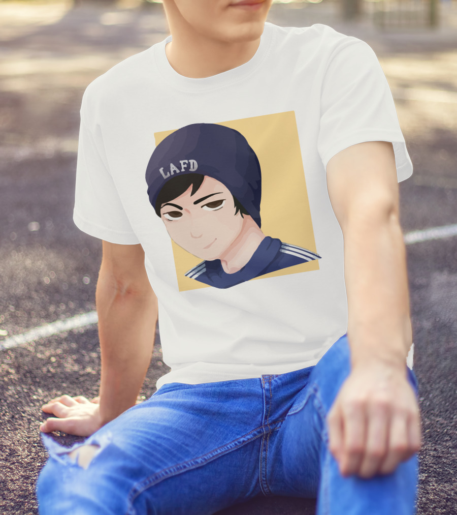 Quackity LAFD Beanie T-Shirt