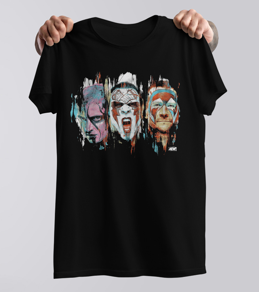 AEW Darby Allin Face Paint Trio T-Shirt
