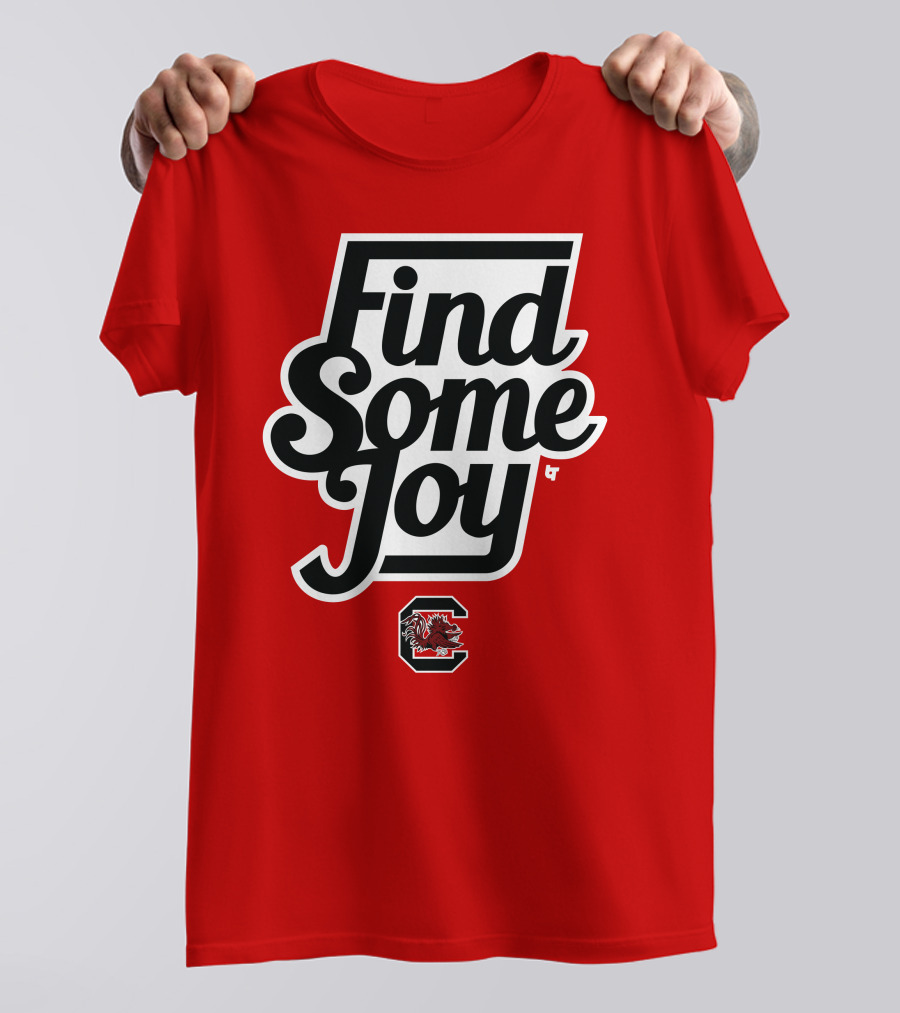 Find Some Joy South Carolina Mike Uva Gamecocks T-Shirt
