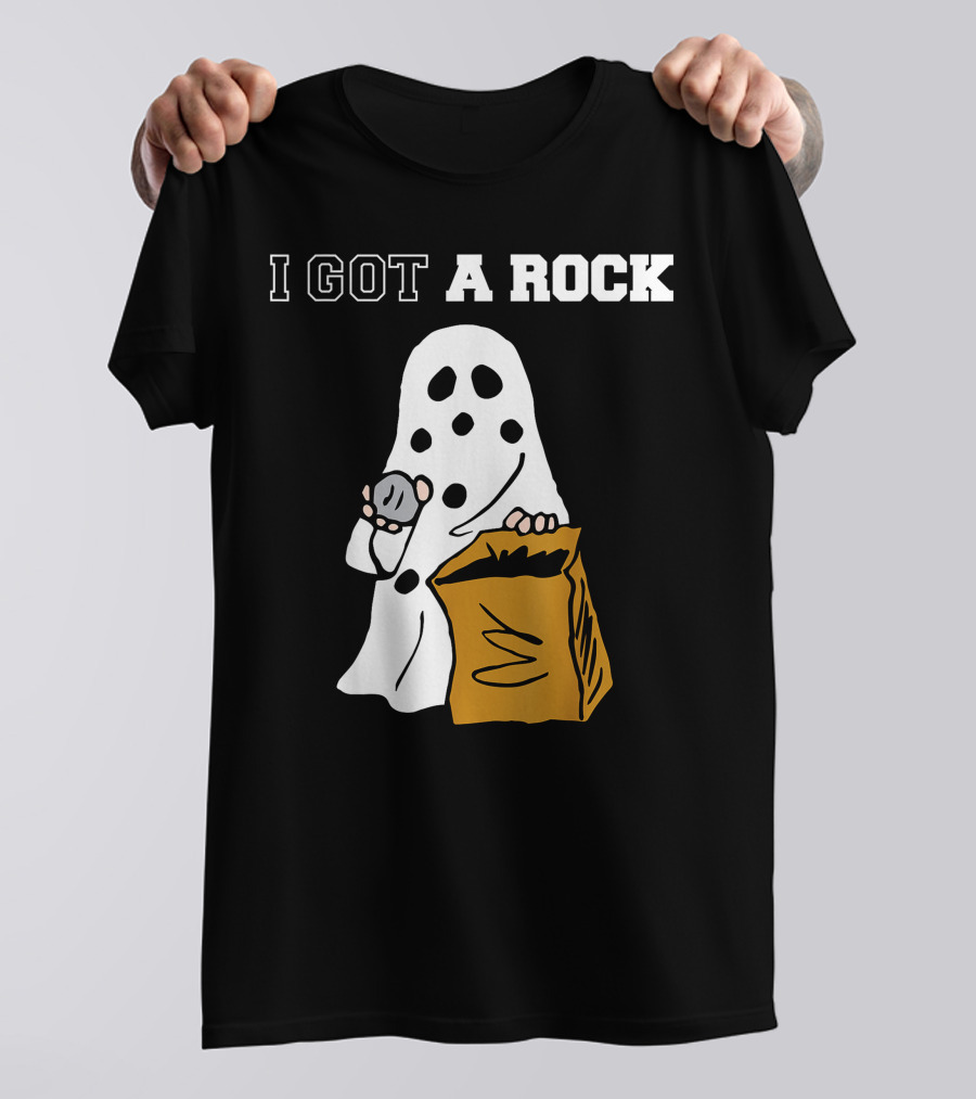 I Got A Rock Ghost Costume Halloween Peanuts Charlie Brown T-Shirt