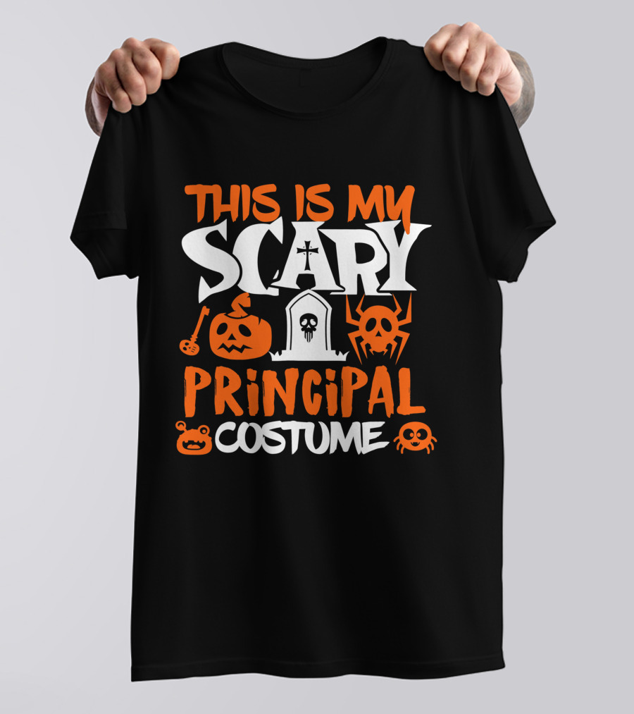 This Is My Scary Principal Costume Halloween Party T-Shirt