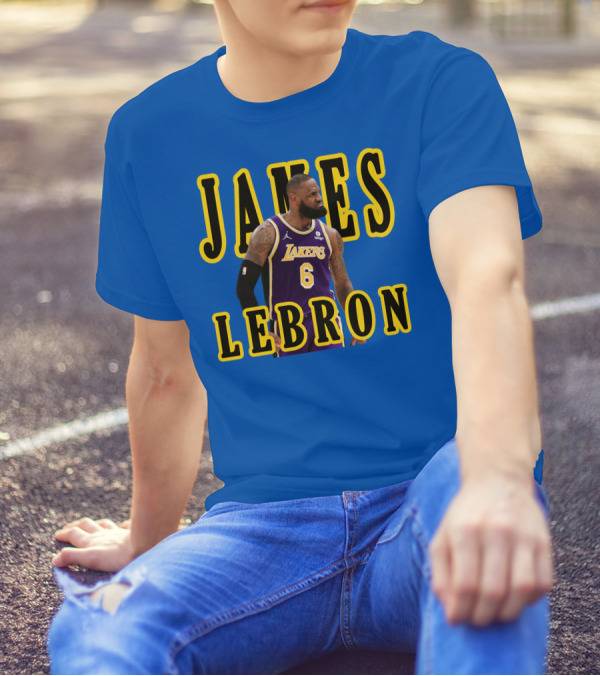 JAMES LEBRON Lakers 6 NBA T-Shirt