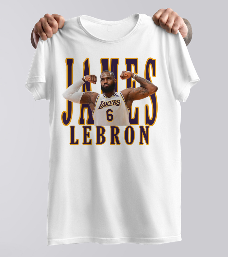 LeBron James Lakers NBA 6 T-Shirt