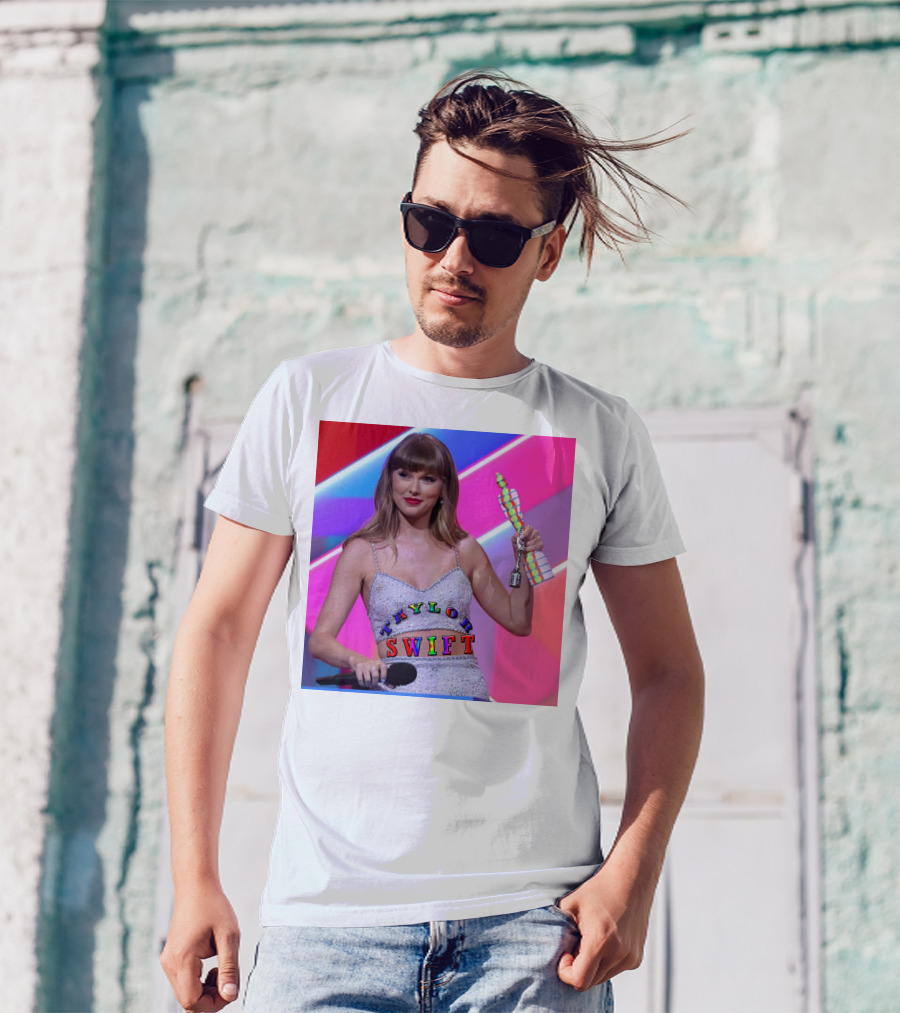 Taylor Swift Singer Songwriter Colorful Text Award Moment T-Shirt