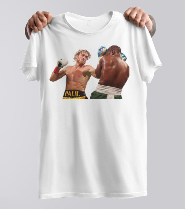 Logan Paul Boxing Match Action Scene T-Shirt
