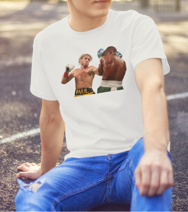 Logan Paul Boxing Match Action Scene T-Shirt