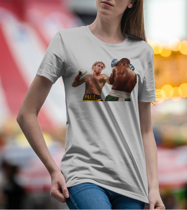 Logan Paul Boxing Match Action Scene T-Shirt