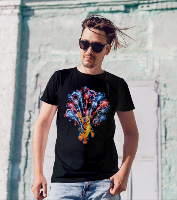 Tigger Fireworks Display Celebration Magic T-Shirt