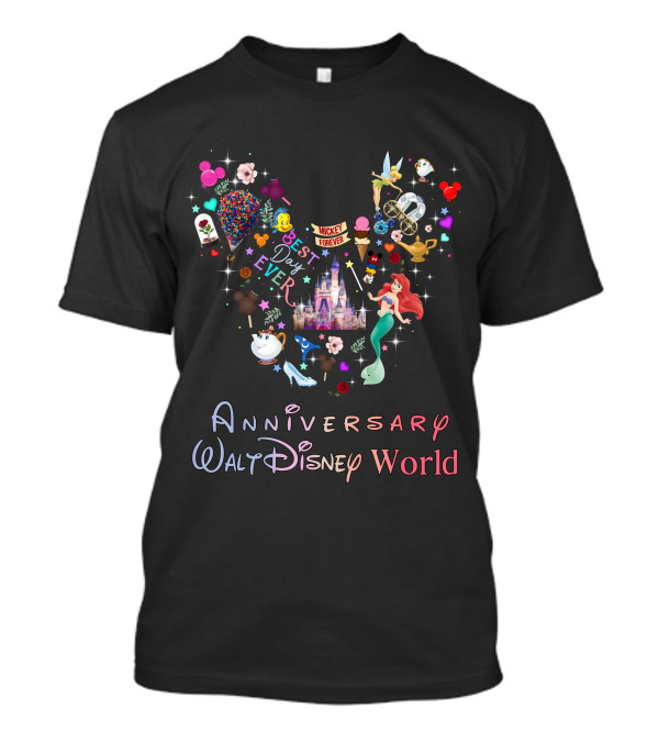 Anniversary Walt Disney World Best Day Ever Mickey Forever T-Shirt