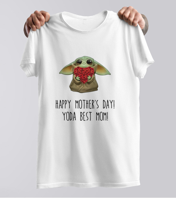 Happy Mother's Day Yoda Best Mom T-Shirt