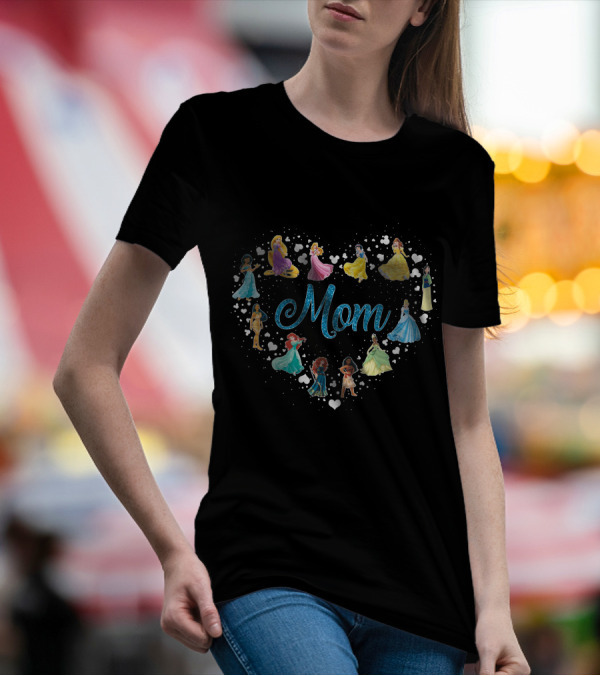 Mom Princess Heart T-Shirt