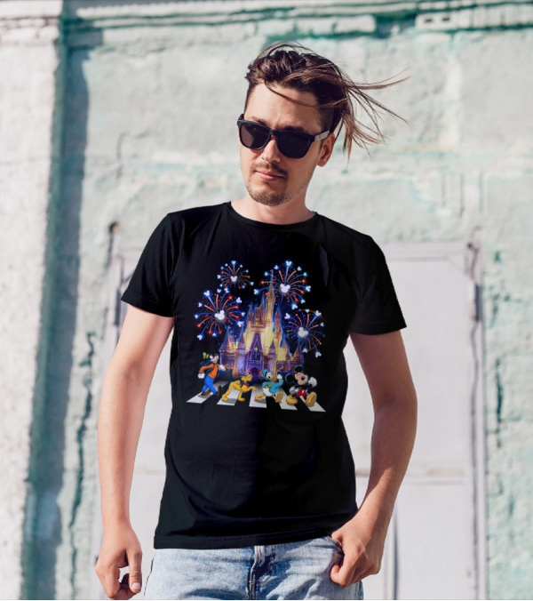 Iconic Friends Fireworks Castle Stroll T-Shirt