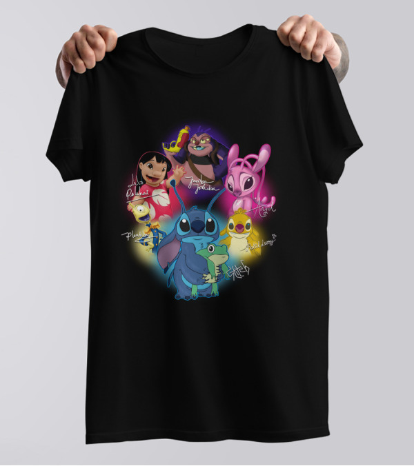Stit And Friend Lilo Pleakley Jumba Jookiba Angel Leroy 626 625 T-Shirt
