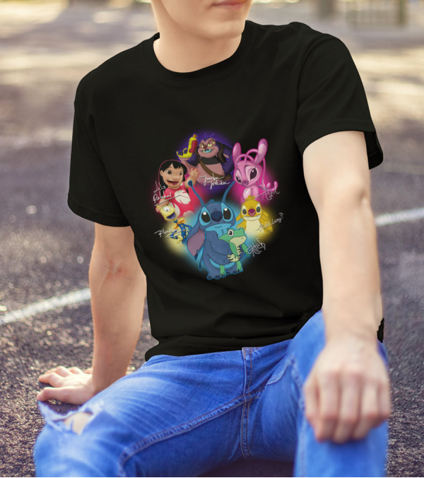 Stit And Friend Lilo Pleakley Jumba Jookiba Angel Leroy 626 625 T-Shirt