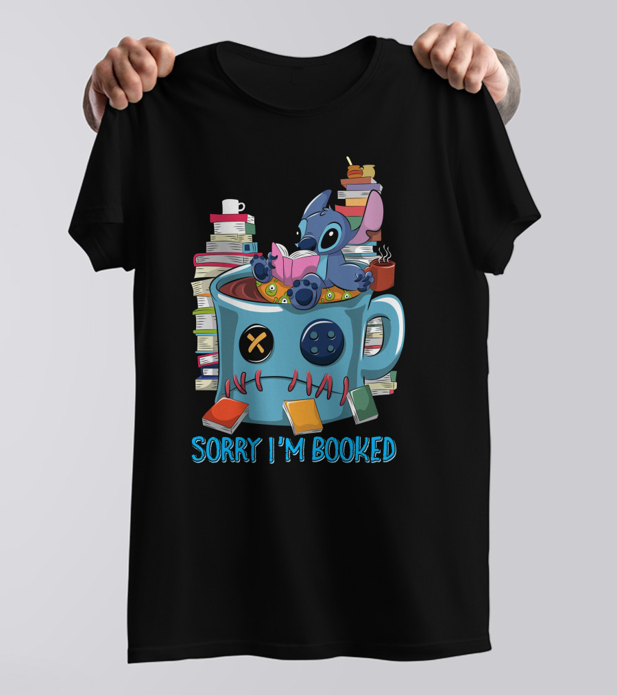 Sorry I'm Booked Stitch Coffee Mug And Books T-Shirt