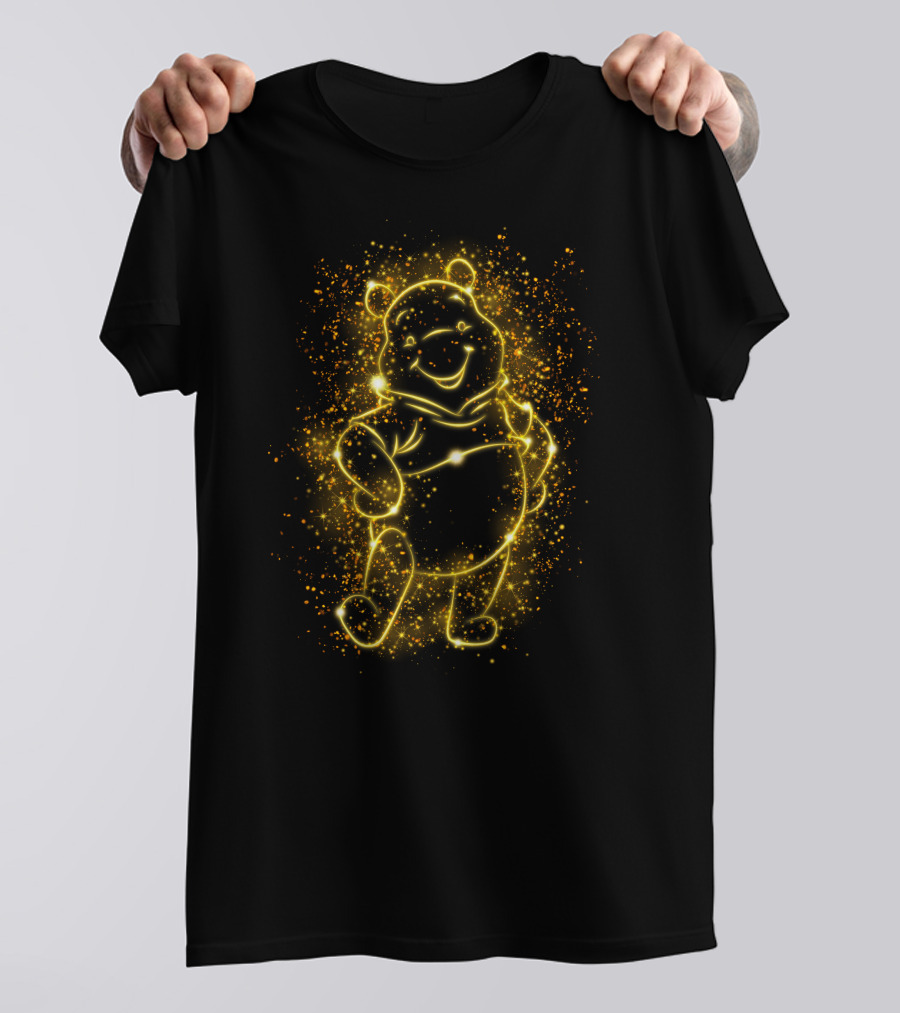 Po Lighr Bear Sparkle Outline T-Shirt