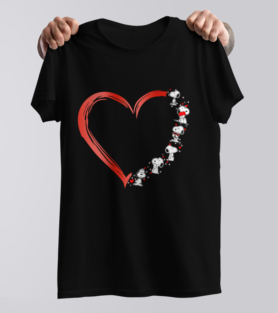 Snoopy Love Heart T-Shirt