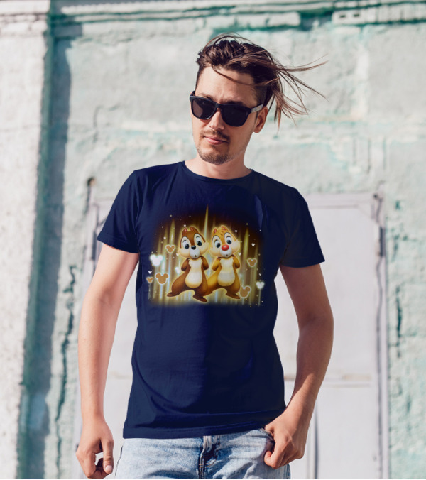 CND Heart Chip And Dale Mickey Ears Icons T-Shirt