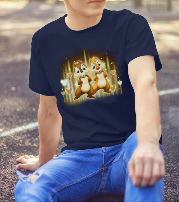CND Heart Chip And Dale Mickey Ears Icons T-Shirt