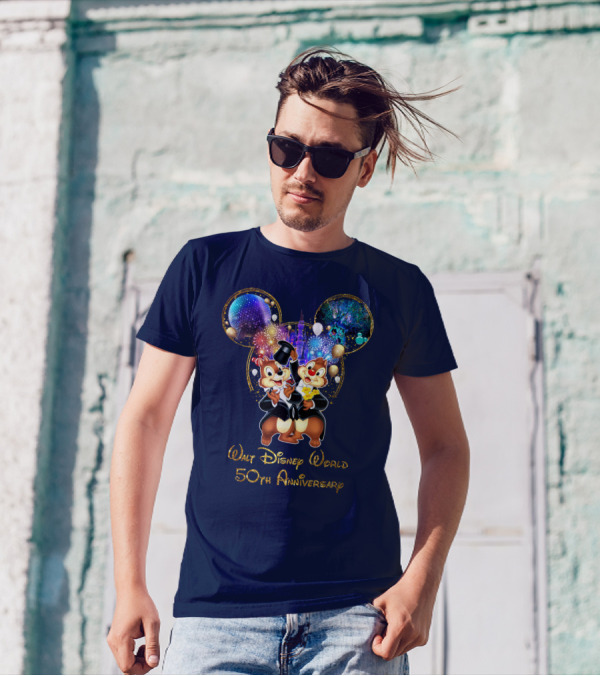 Walt Disney World 50th Anniversary Chip And Dale T-Shirt
