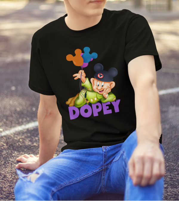 Dopey Balloons Pixar Crossover T-Shirt