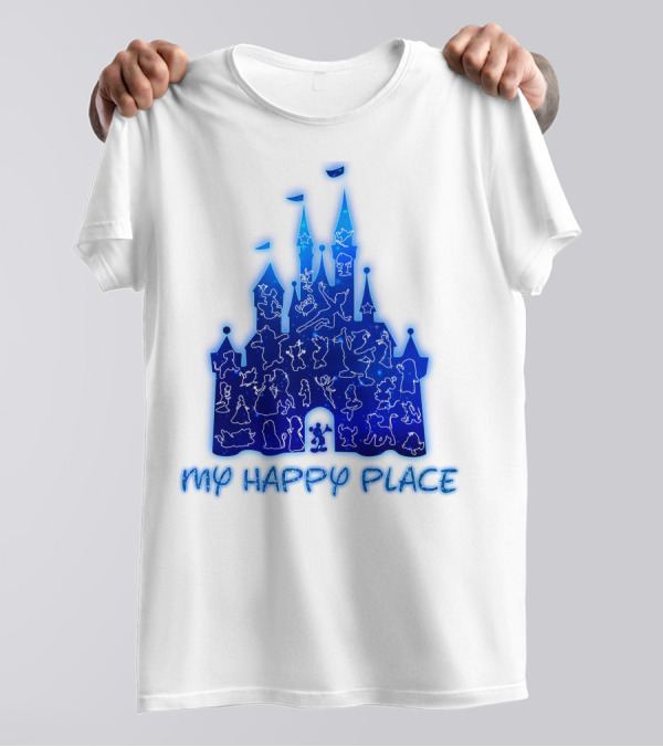 My Happy Place Disney Castle T-Shirt