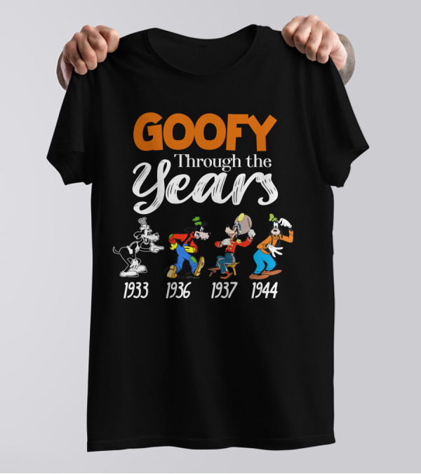GOOFY Through The Years 1933 1936 1937 1944 T-Shirt