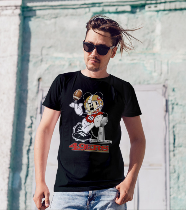 49ers Super Bowl Football Character Mkfun S49 T-Shirt