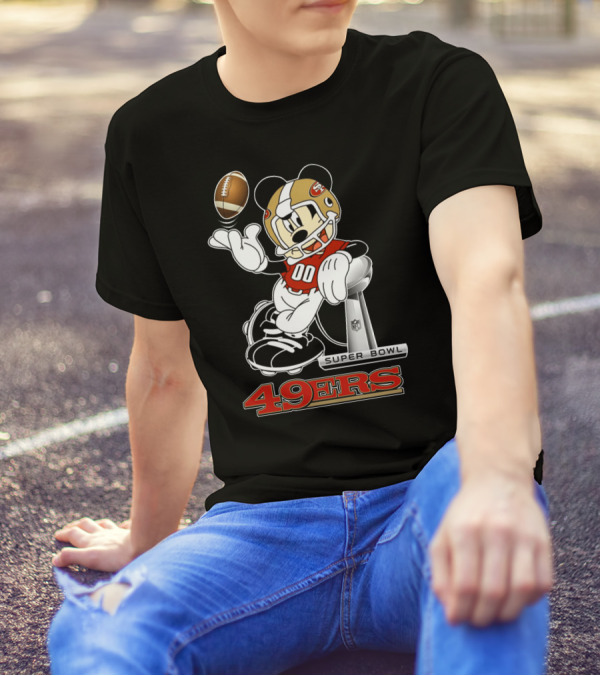 49ers Super Bowl Football Character Mkfun S49 T-Shirt