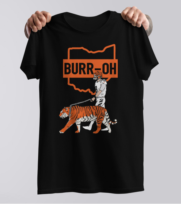 BURR-OH Cincinnati Bengals Tiger Walk T-Shirt