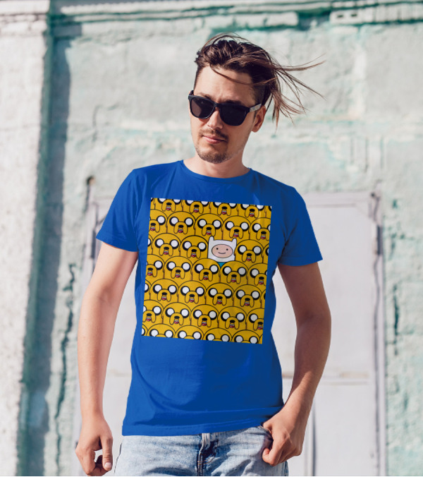 Finnthehuman Surrounded By Jake Faces T-Shirt
