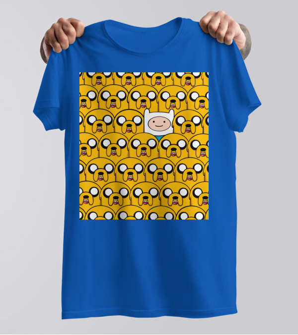 Finnthehuman Surrounded By Jake Faces T-Shirt