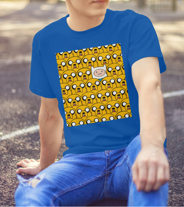 Finnthehuman Surrounded By Jake Faces T-Shirt