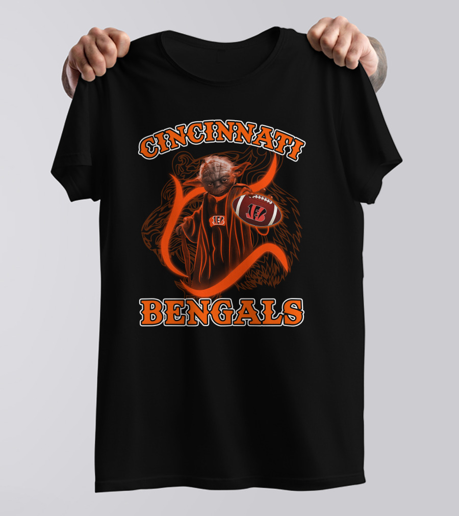 Cincinnati Bengals Yoda Football Force T-Shirt