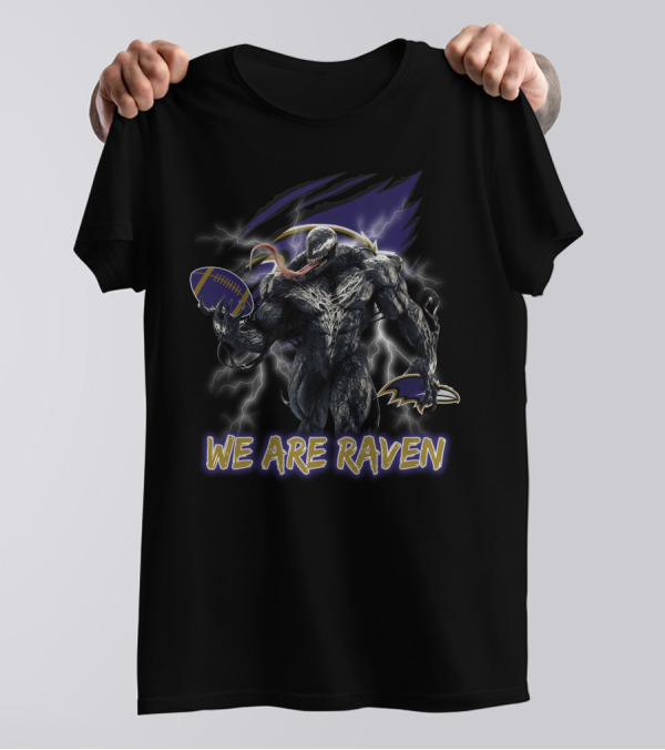 We Are Raven Venom NFL Baltimore Ravens Football Crossover T-Shirt