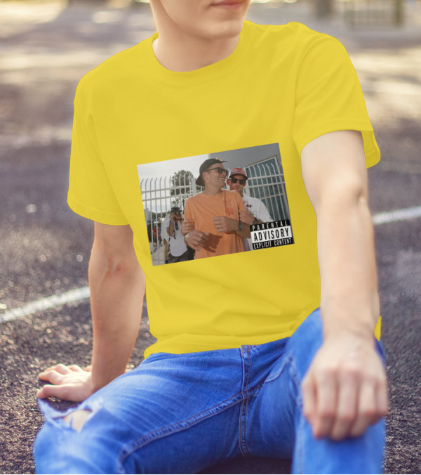 Parental Advisory Drunk Tom Brady Super Bowl Party T-Shirt