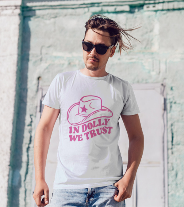 In Dolly We Trust Cowboy Hat Icon Star T-Shirt