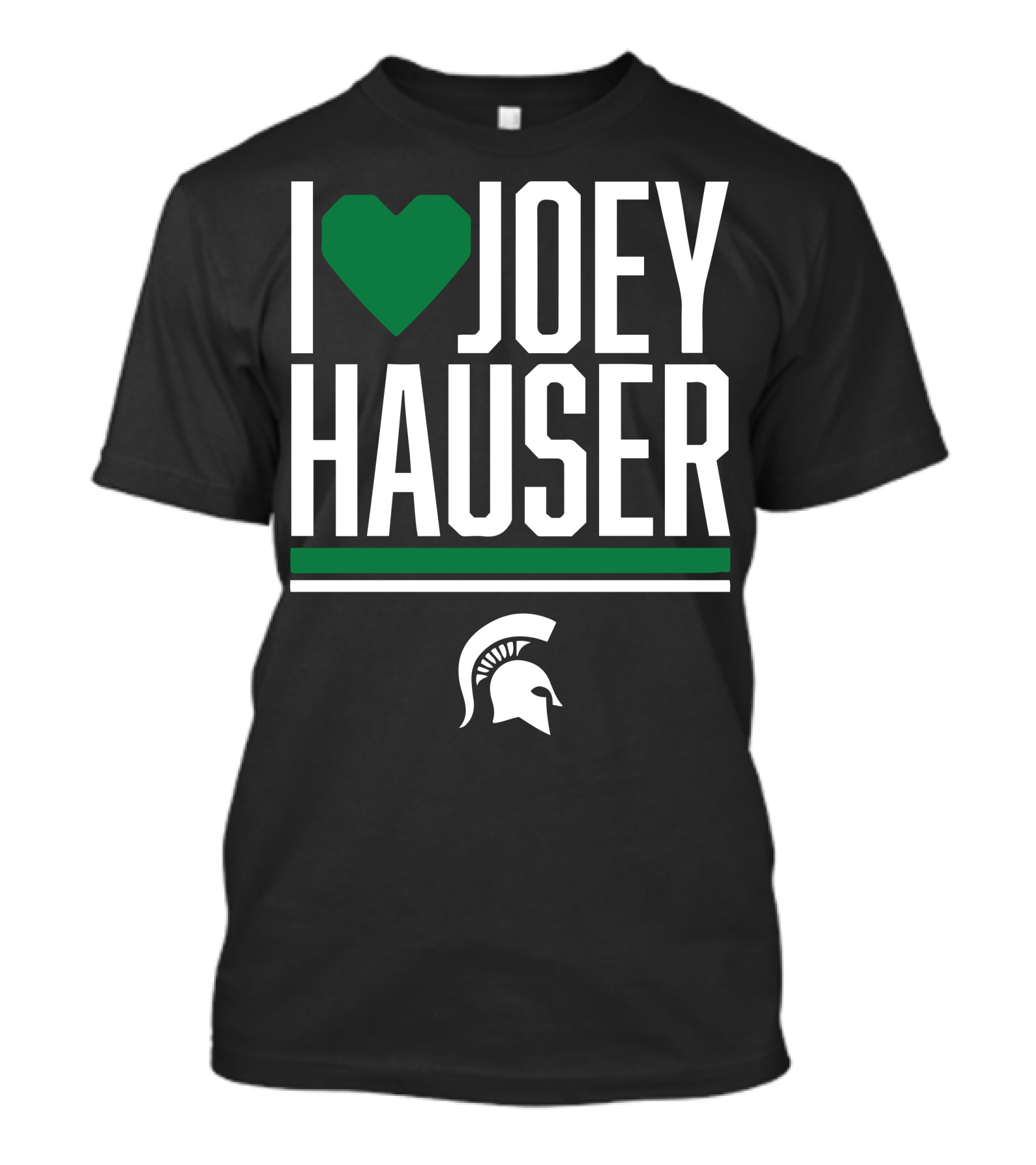I Heart Joey Hauser Michigan State Spartan Love T-Shirt