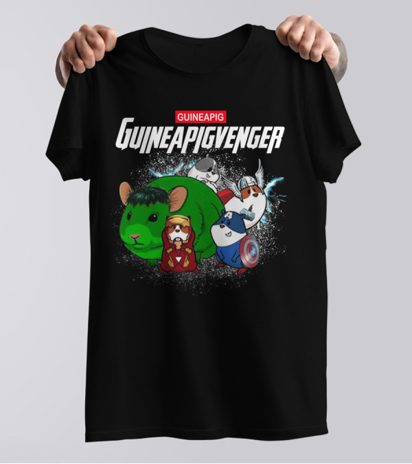 Guinea Pig Guivenger Superhero Team T-Shirt