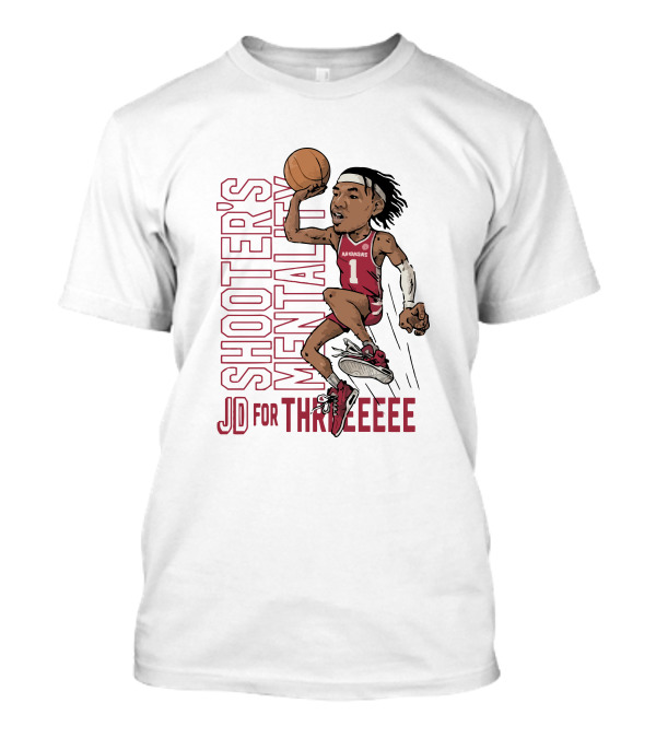 Shooter's Mentality Arkansas JD For Threeeee T-Shirt