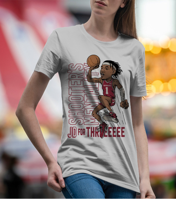 Shooter's Mentality Arkansas JD For Threeeee T-Shirt