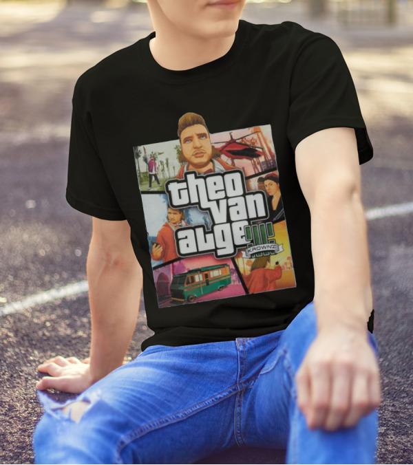 Theo Van Alge Krownz Retro Adventure Mosaic T-Shirt